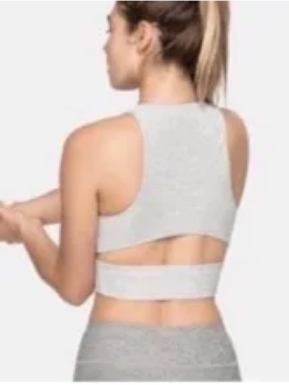 Outdoor Voices Open Back Cropped Workout Tank